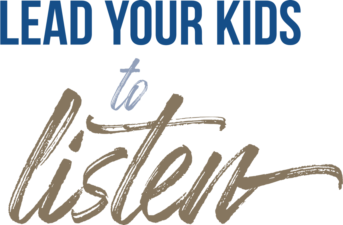 Lead Your Kids to Listen typography