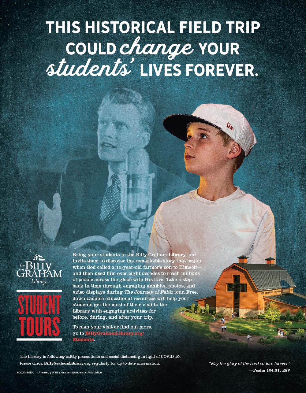 Billy Graham Library advertisement
