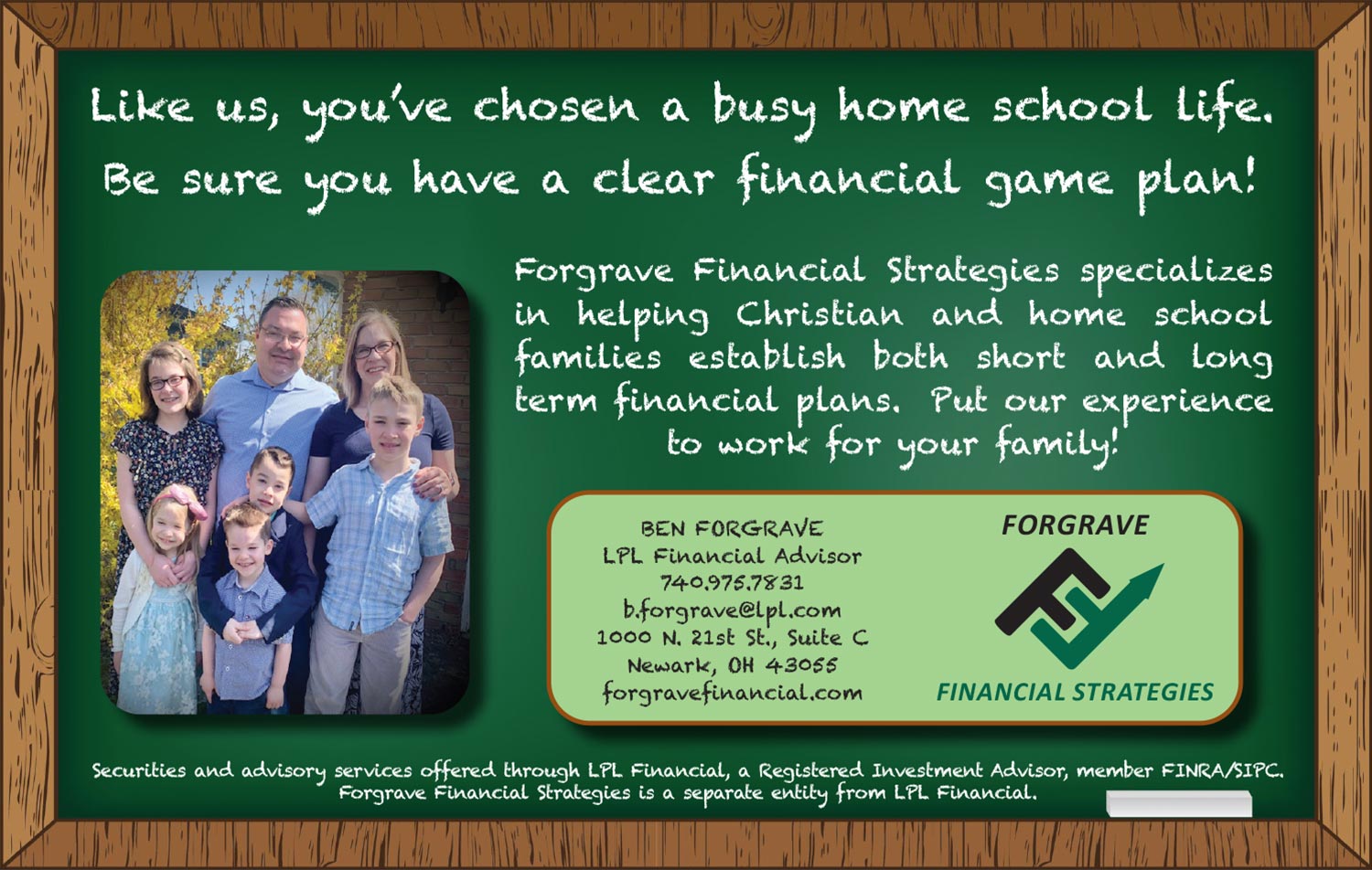 Forgrave Financial Solutions Advertisement