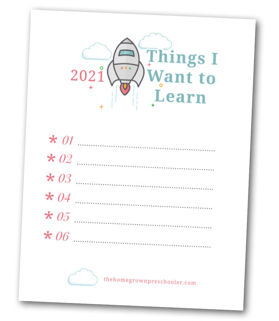2021 Things I Want to Learn paper