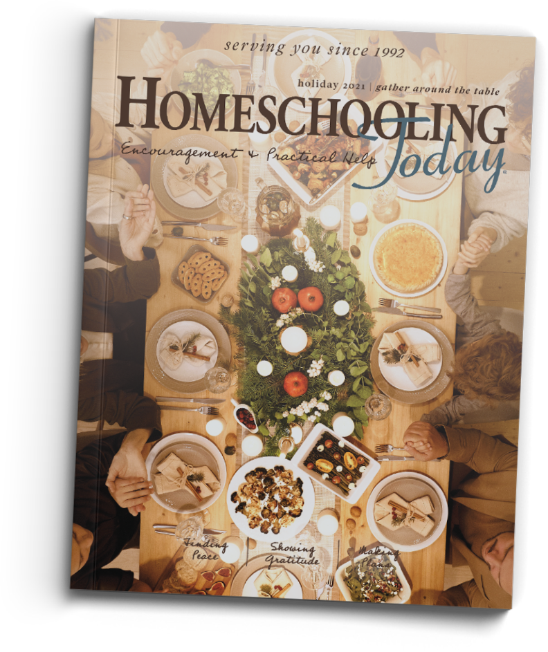 Homeschooling Today Holiday 2021 cover