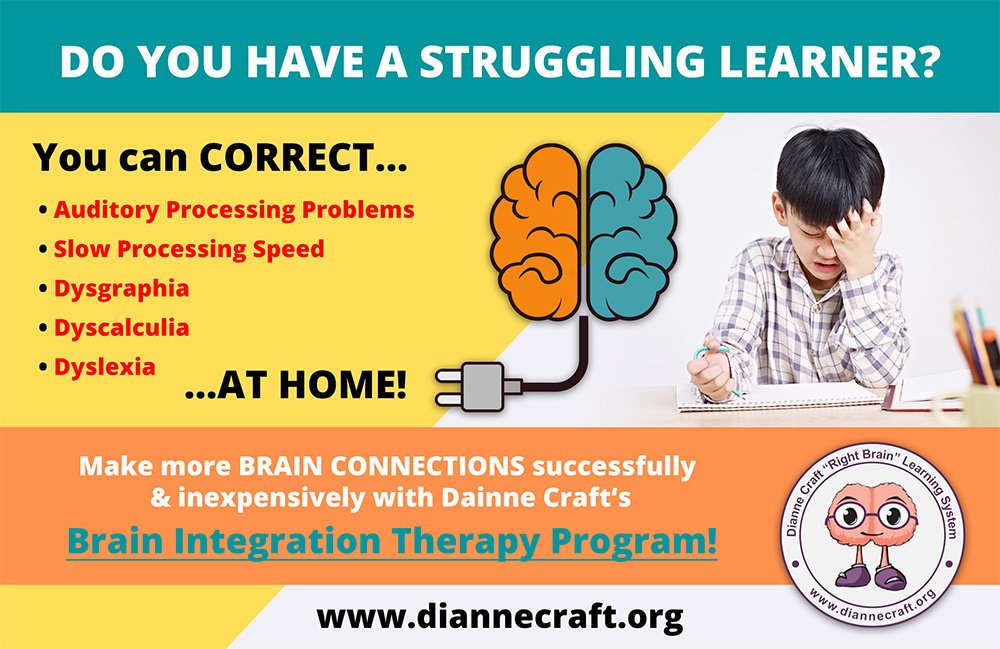 Dianne Craft: "Right Brain" Learning System Advertisement