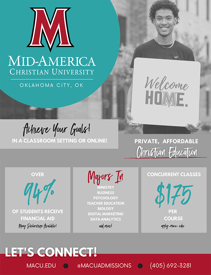 Mid-America Christian University Advertisement