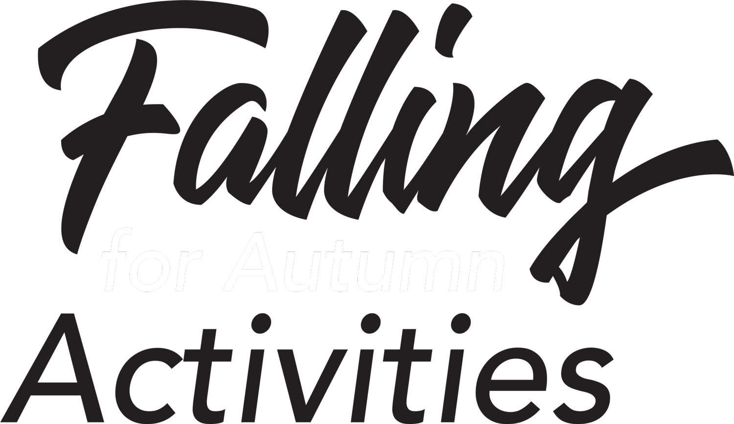 Falling for autumn activities title