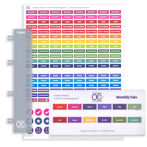 Colored planner