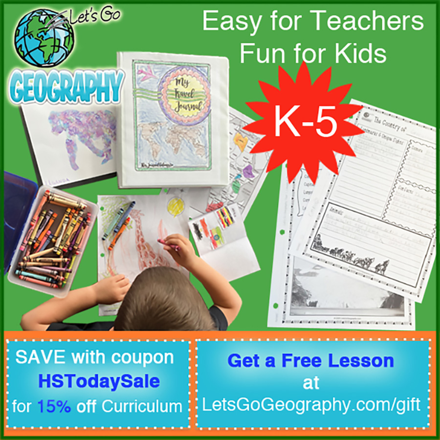 Let's Go Geography advertisement