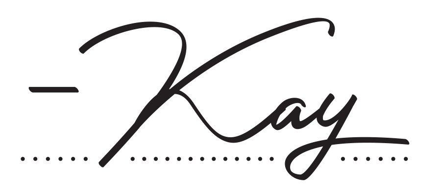 Kay signature typography