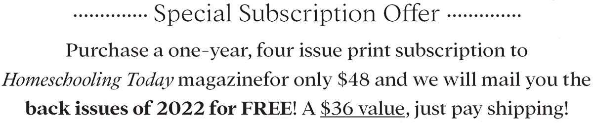 Special Subscription Offer subtext typography