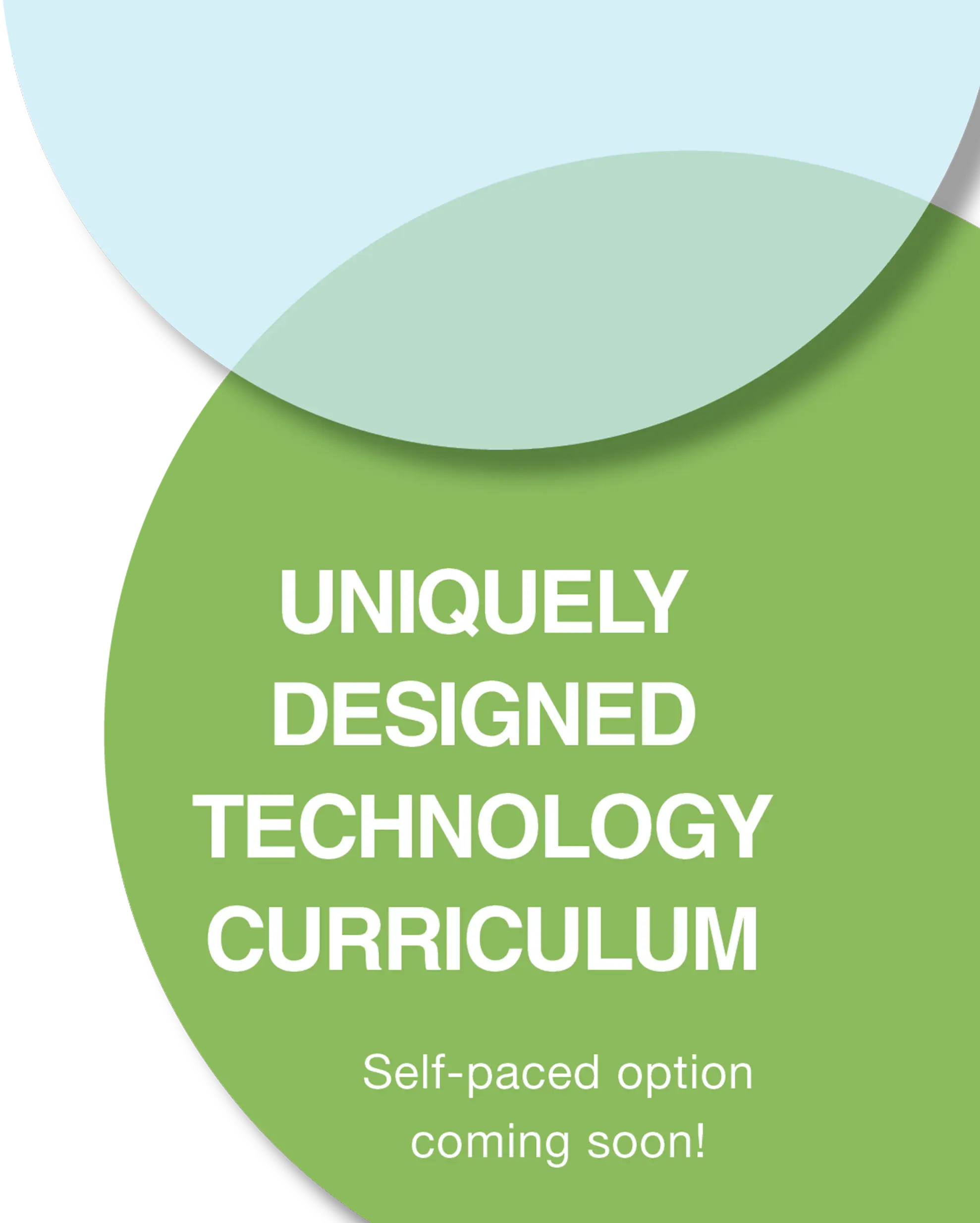 Uniquely Designed Technology Curriculum - Self paced options coming soon