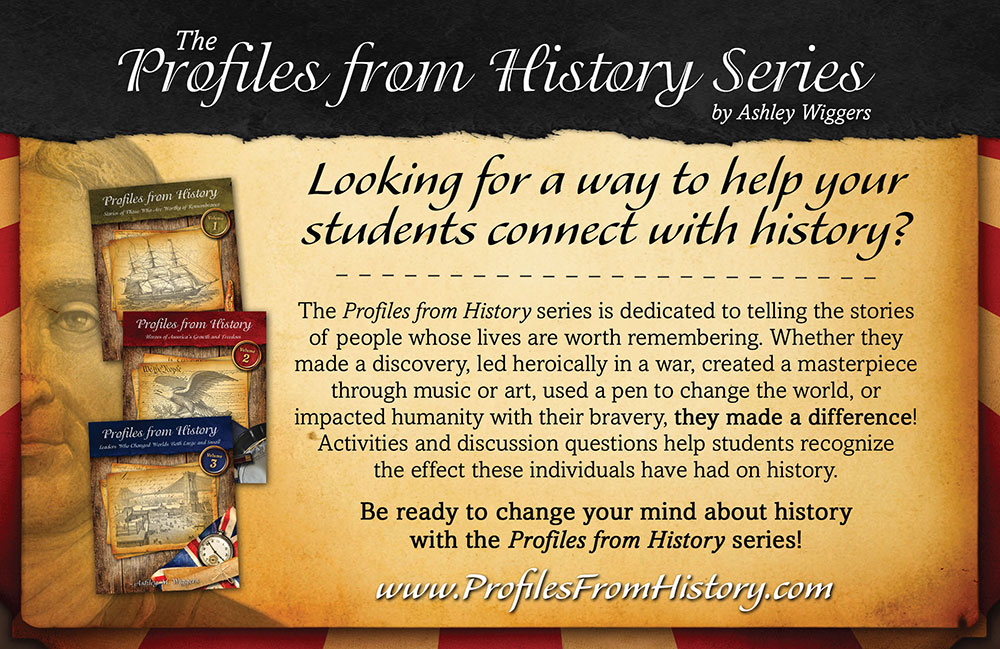 The Profiles from History Series by Ashley Wiggers Advertisement