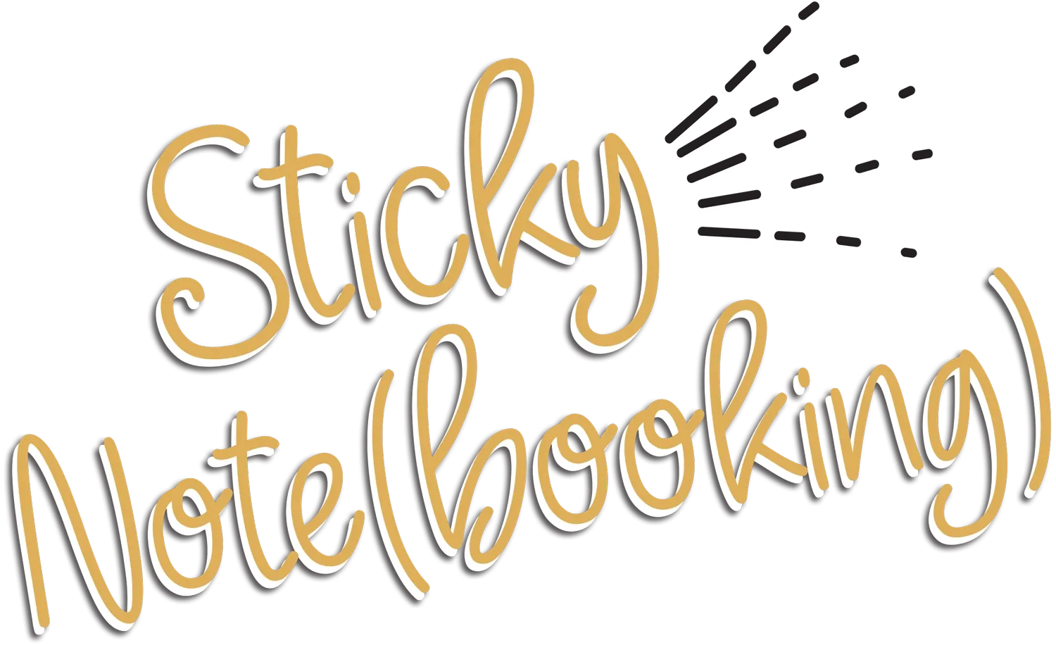 Sticky Note(booking) typography