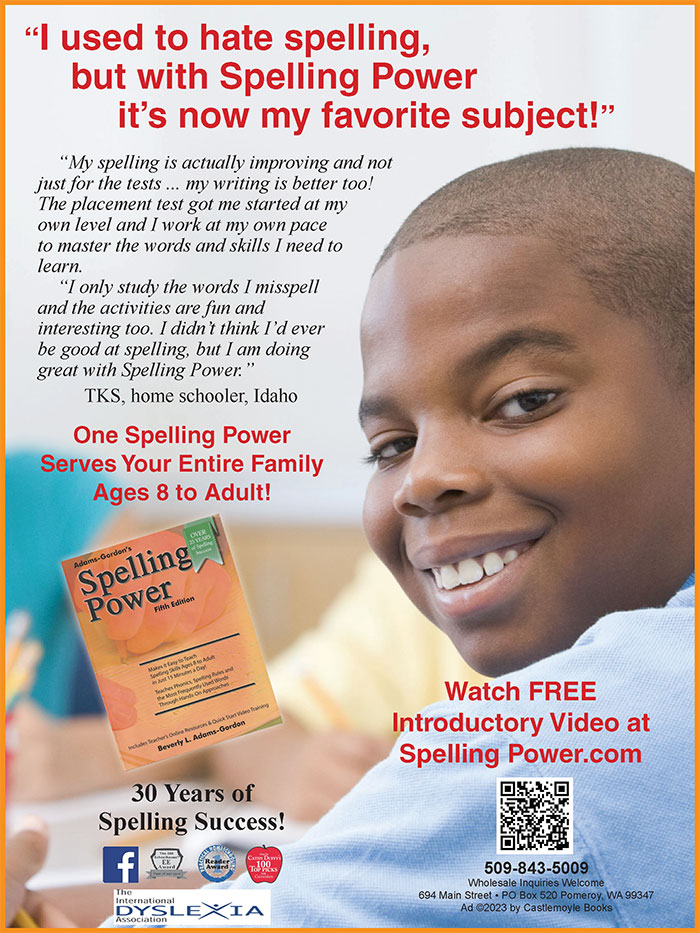 Spelling Power Advertisement