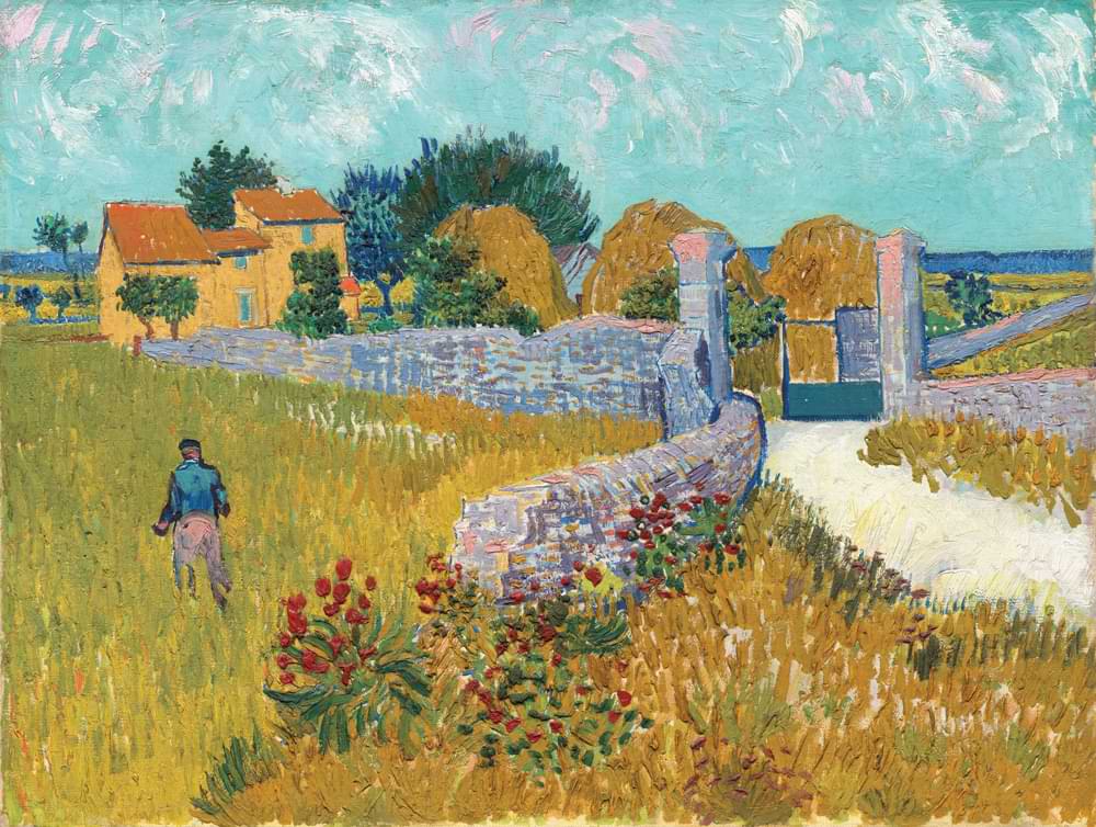 van Gogh, Vincent. Farmhouse in Provence.<br />
