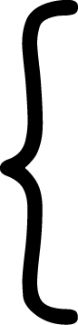 opening curly bracket