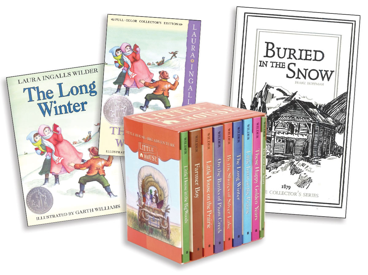 Little house box set and three other books