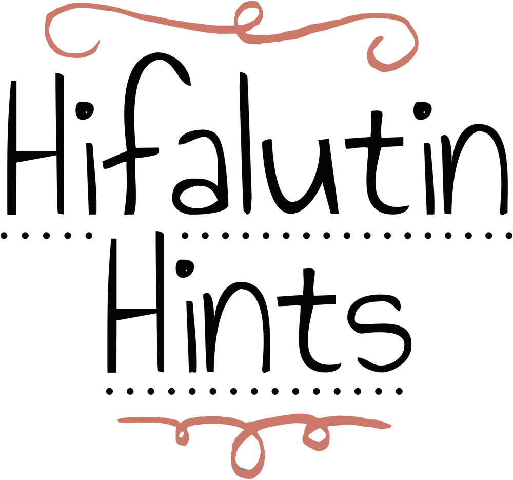 Hifalutin Hints typography
