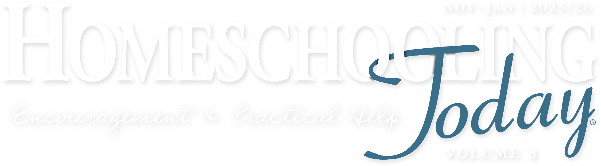 Homeschooling Today Volume 3 Nov-Jan 2025/26 logo