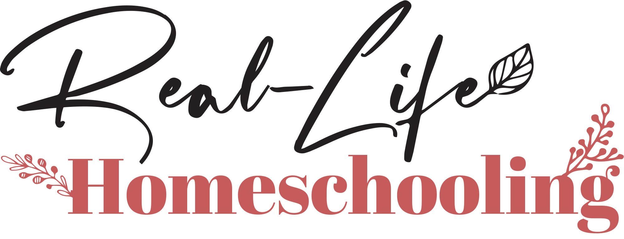 Real-Life Homeschooling typography
